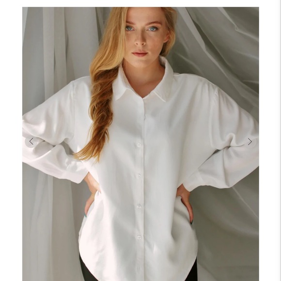 Reclaim Hero shirt (NWT) oversized white dress shirt - Picture 1 of 4